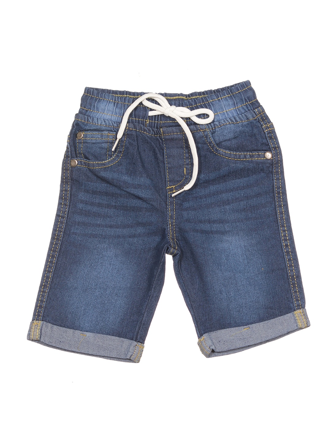 

Lil Lollipop Kids Cotton Outdoor Denim Shorts, Navy blue