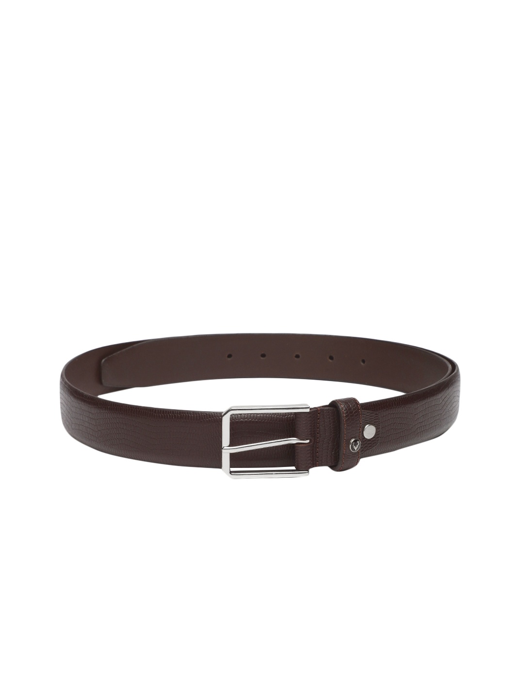 

Allen Solly Men Textured Leather Belt, Brown