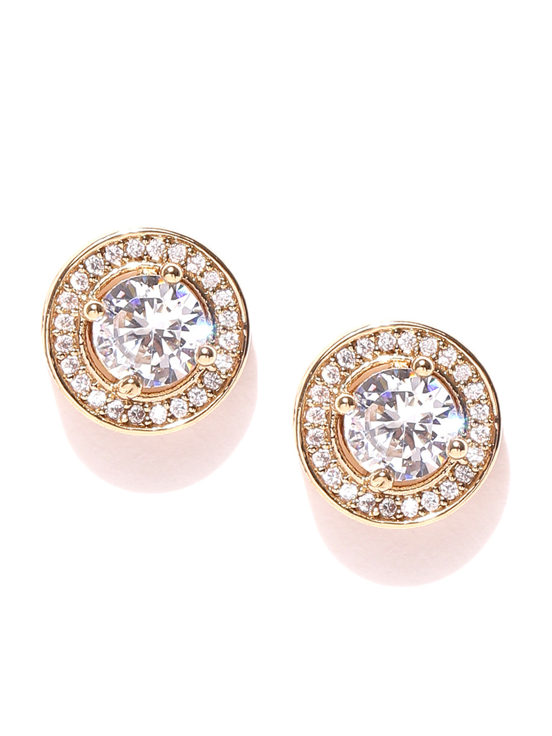 

OOMPH Gold-Plated CZ Stone Handcrafted Studs