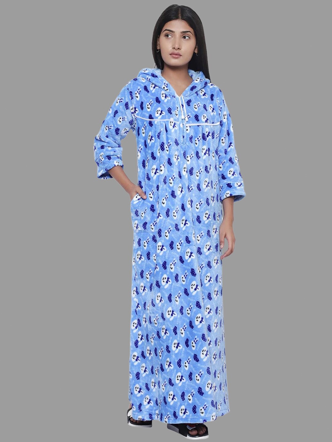 

PALIVAL Conversational Printed Maxi Nightdress, Blue