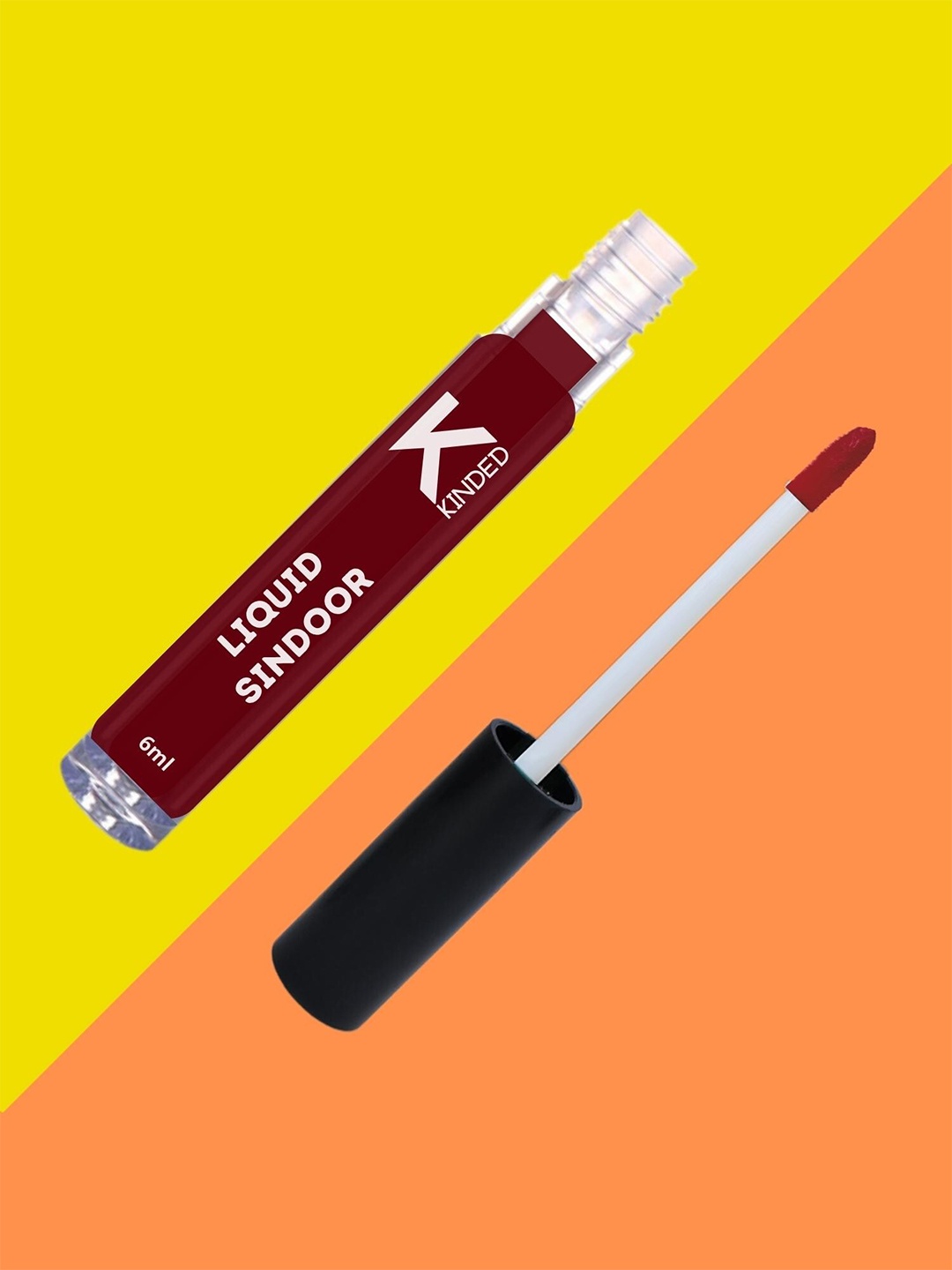

KINDED Matte Liquid Sindoor Kumkum 6ml - Maroon 01