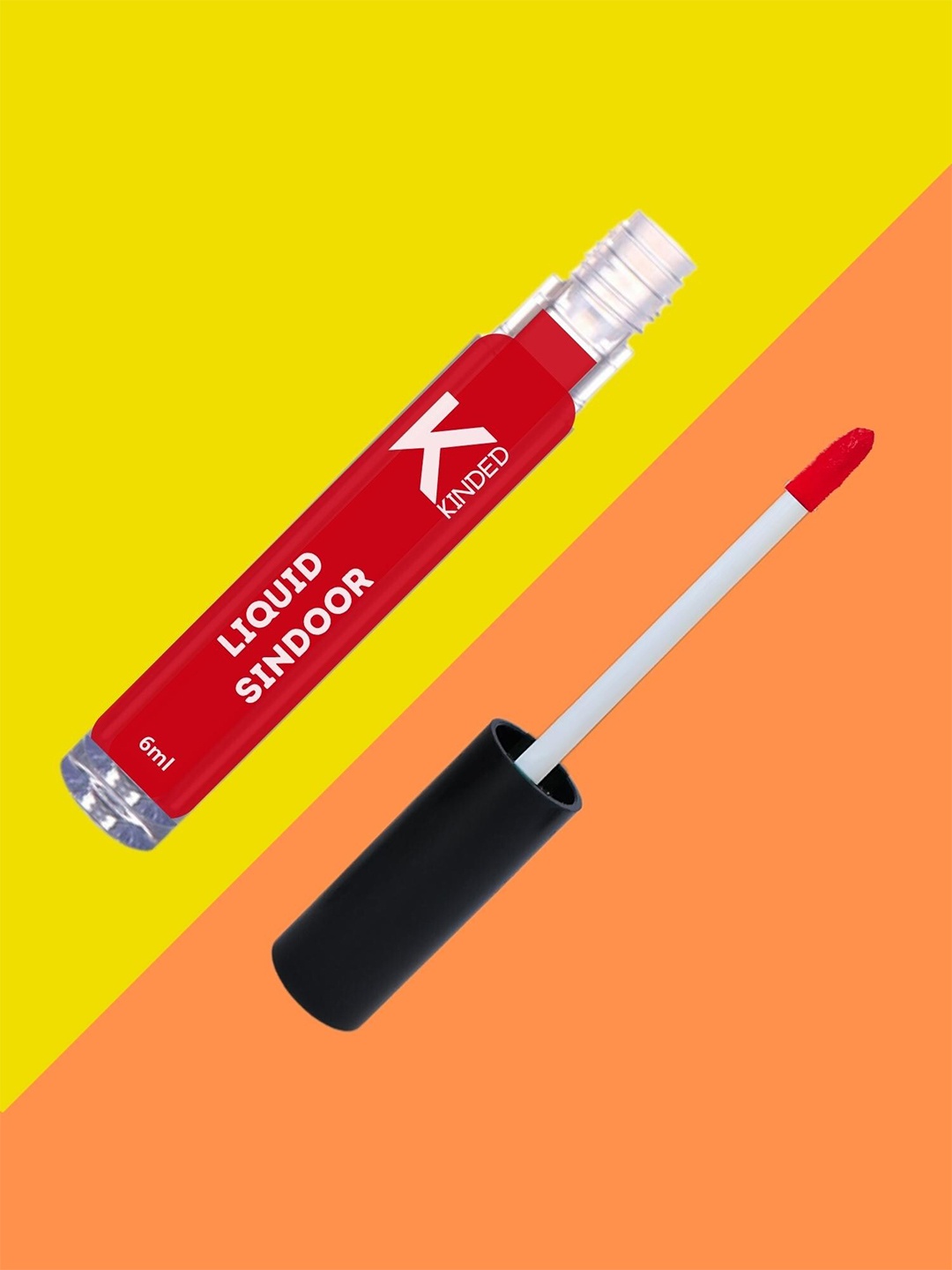 

KINDED Matte Liquid Sindoor Kumkum 6ml - Red 02