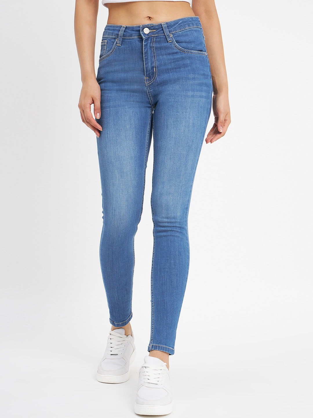 

Madame Women Mid-Rise Jeans, Blue