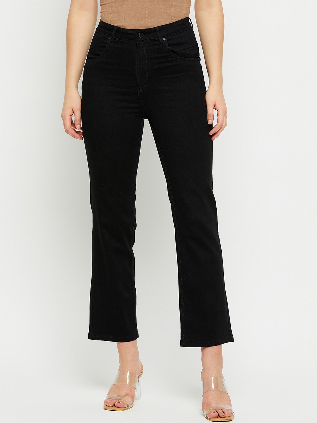 

Madame Women High-Rise Jeans, Black