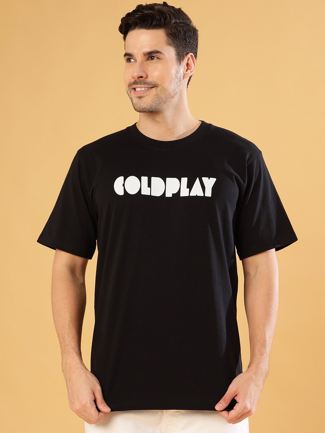 

Gavin Paris Typographic Printed Pure Cotton Loose T-shirt, Black