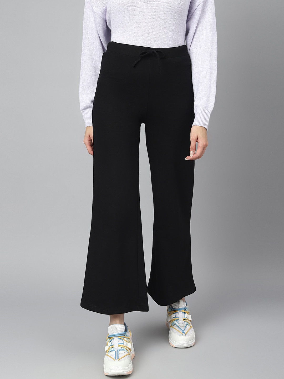 

COLOR CAPITAL Women Relaxed-Fit Track Pants, Black