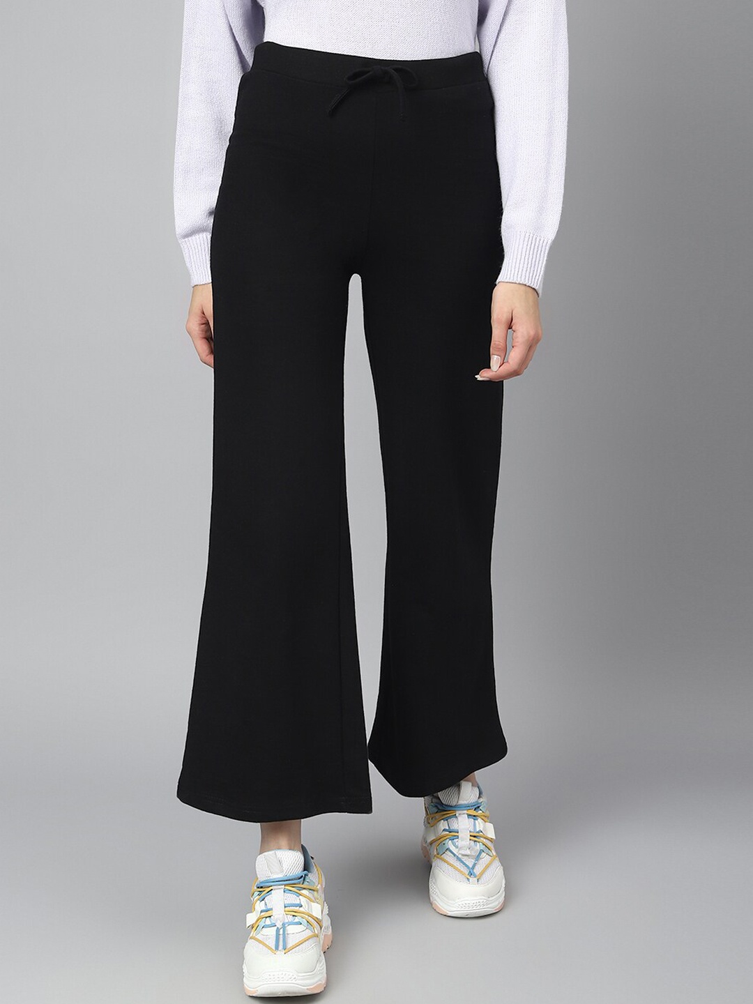 

COLOR CAPITAL Women Relaxed-Fit Track Pants, Black