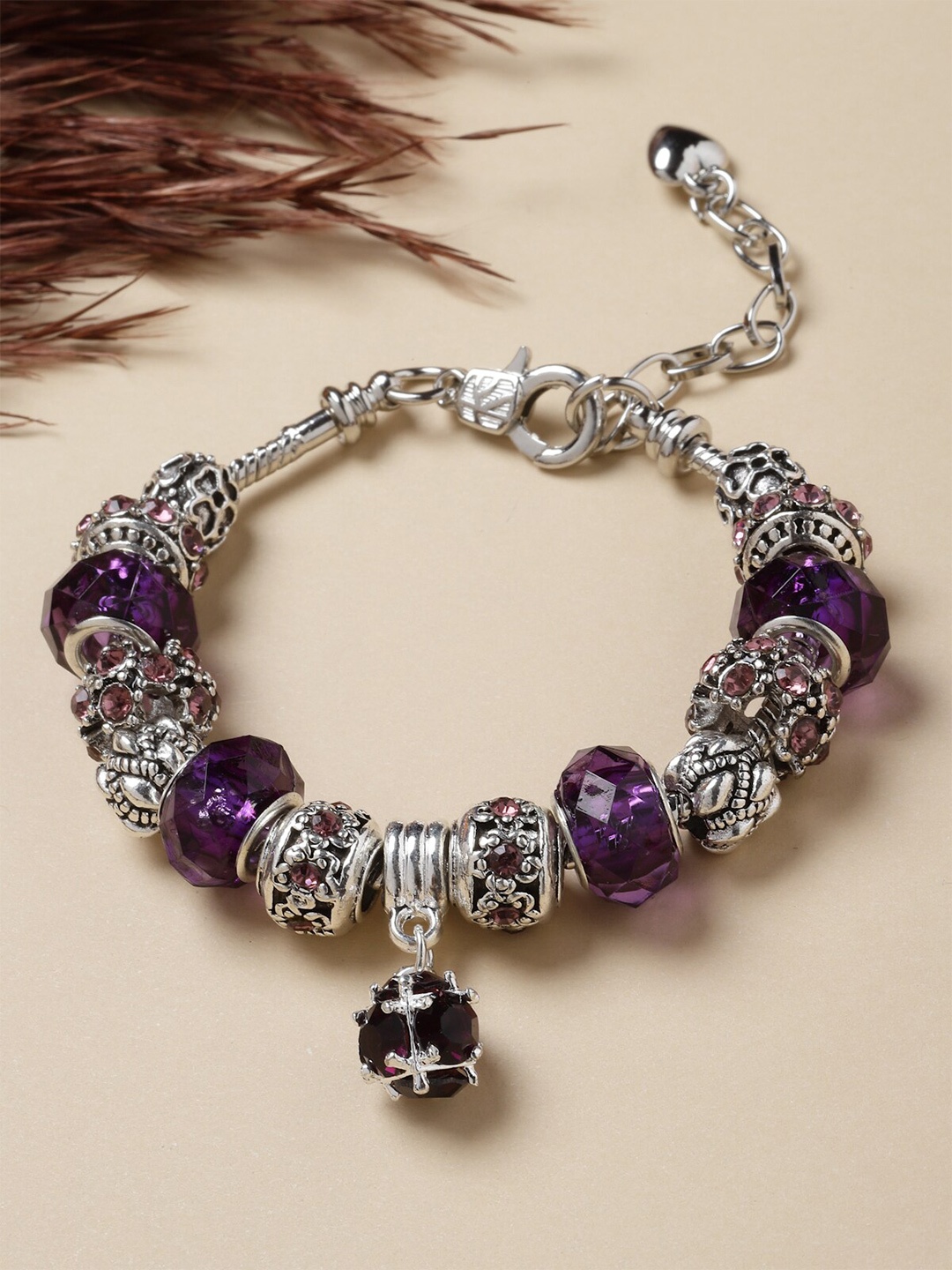 

AVANT-GARDE PARIS Silver-Plated Charm Bracelet