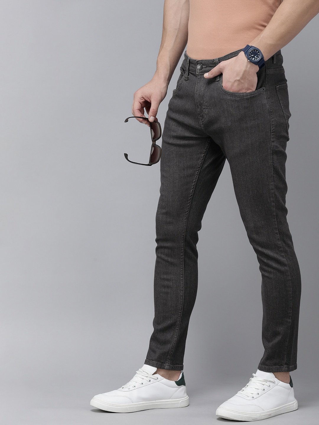 

U.S. Polo Assn. Denim Co. Men Regular Fit Stretchable Jeans, Grey