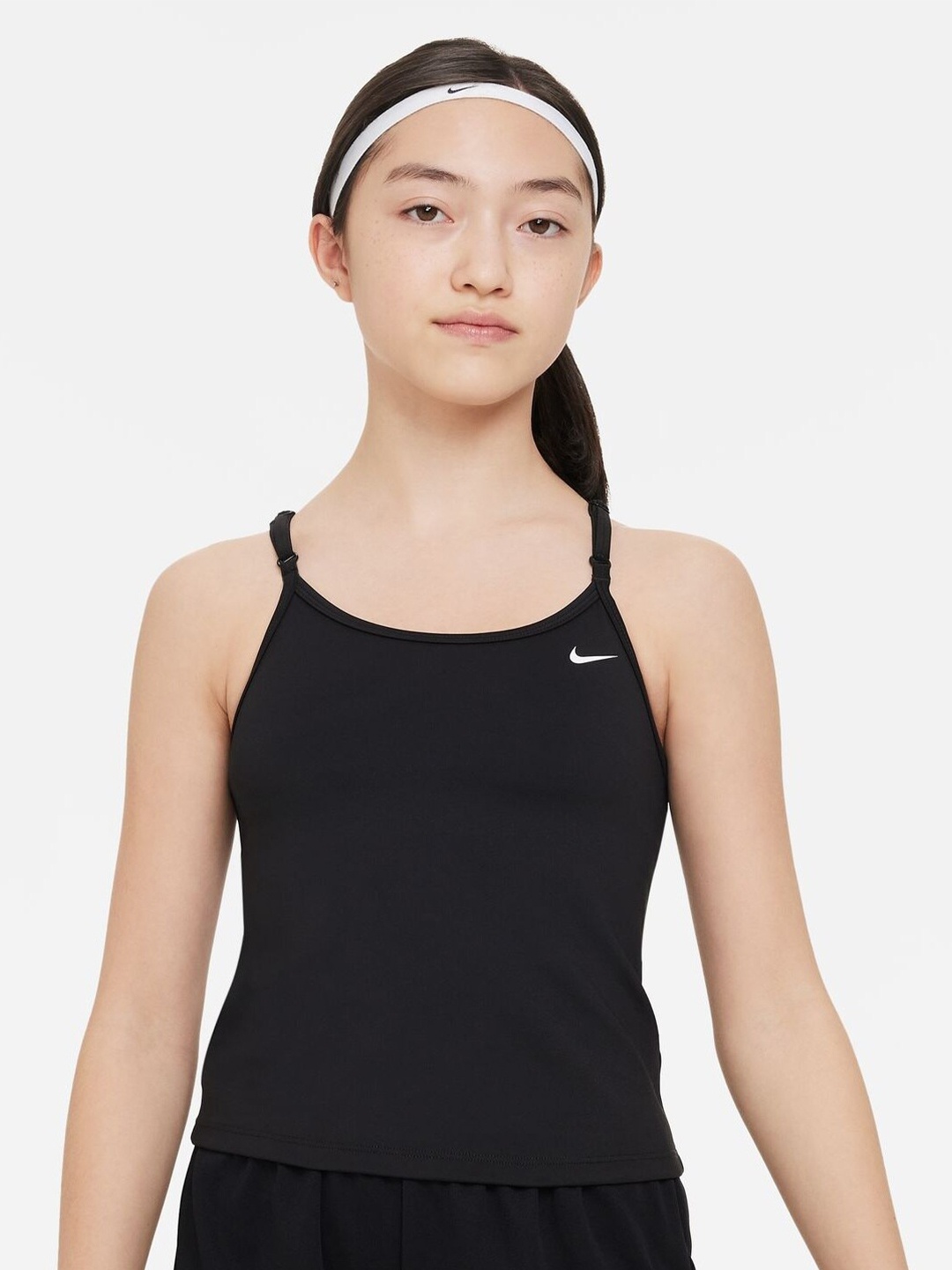 

Nike Girls Dry-Fit Indy Sports Tank Bra, Black