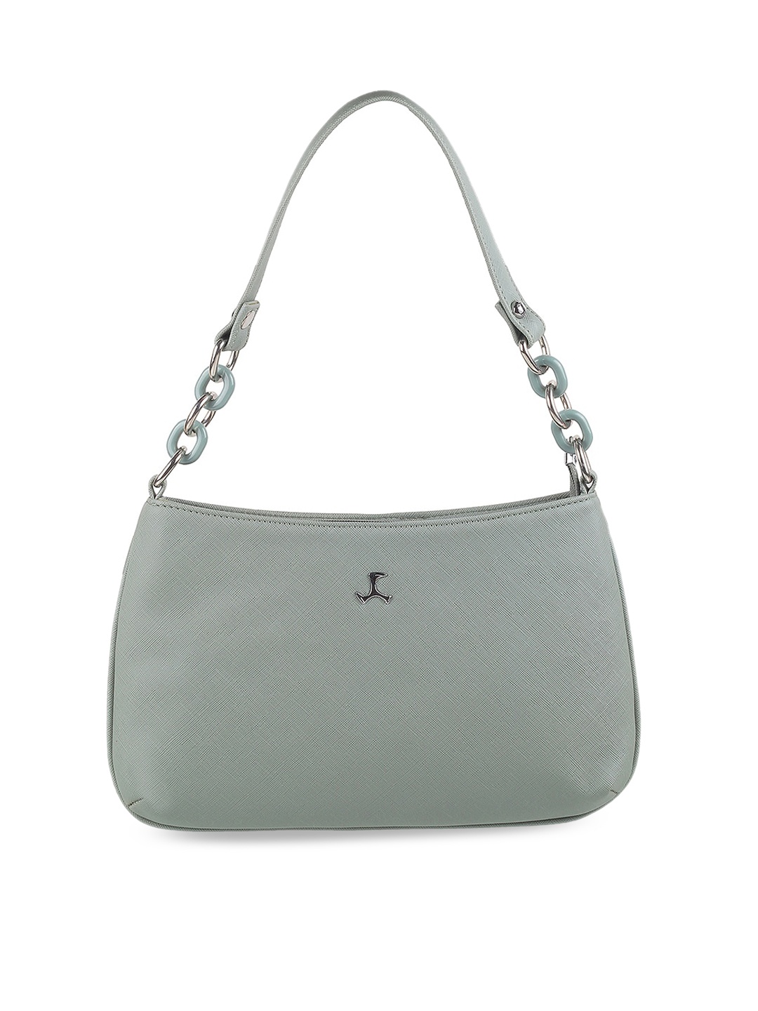 

Mochi Textured Shopper Hobo Bag, Green