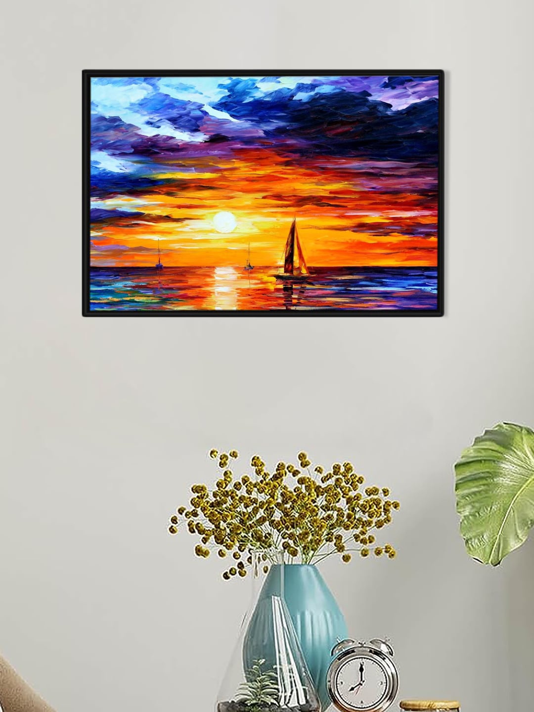 

Art Street Black & Blue Nature Reflections Painting Wall Art