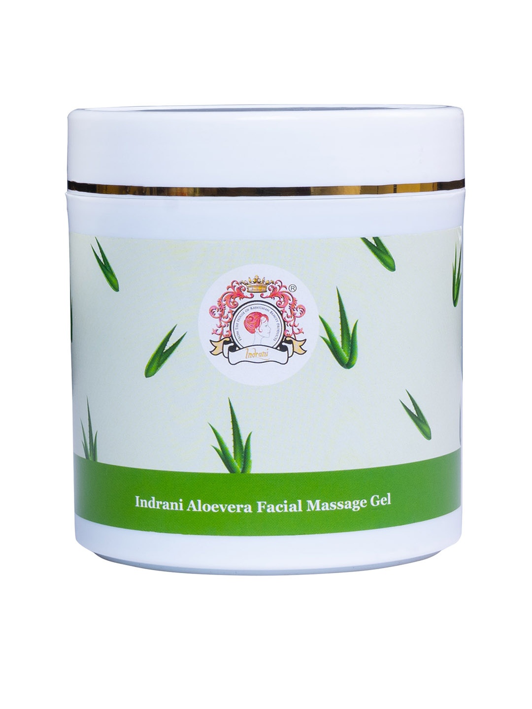 

Indrani Cosmetics Alovera Facial Massage Gel - 500g, Green