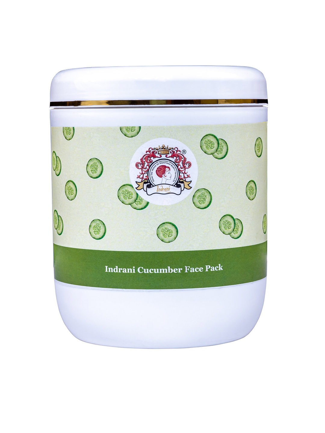 

Indrani Cosmetics Cucumber Face Pack - 1 kg, White