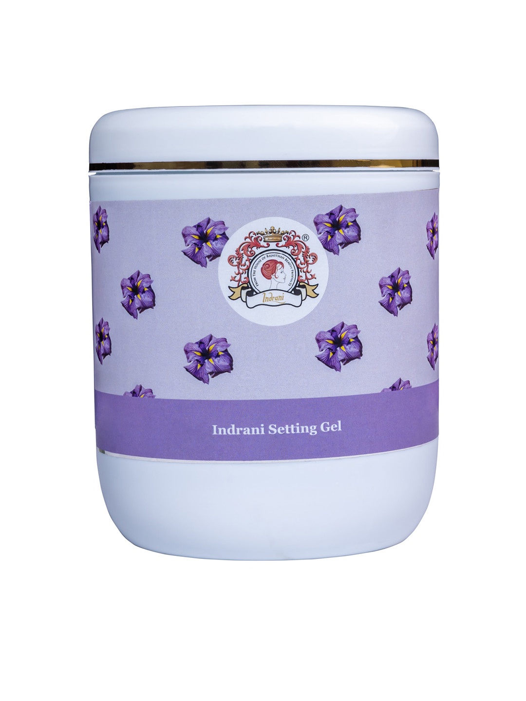 

Indrani Setting Gel For All Hair Types - 1kg, Purple
