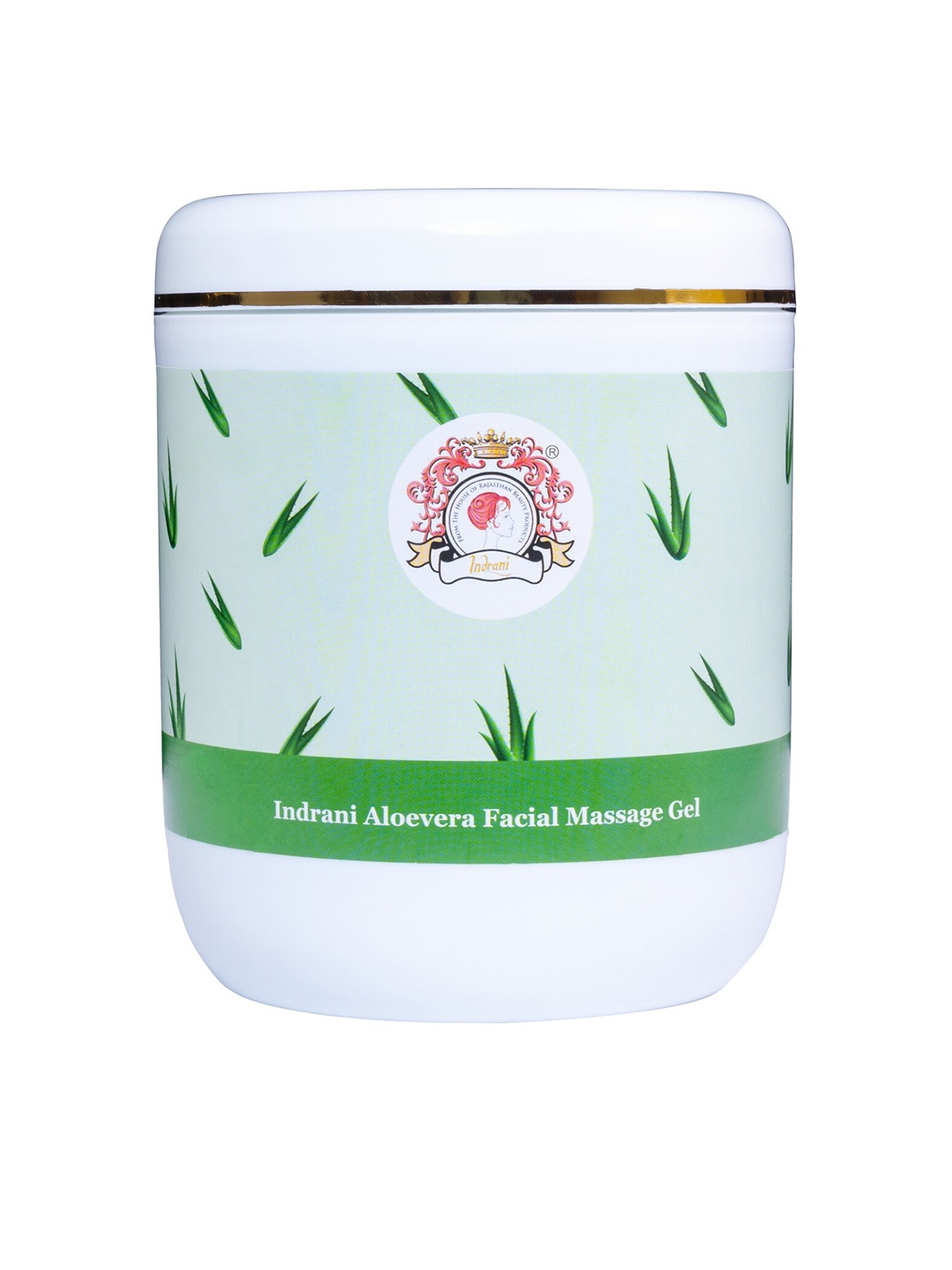

Indrani Cosmetics Alovera Facial Massage Gel - 1 kg, Green