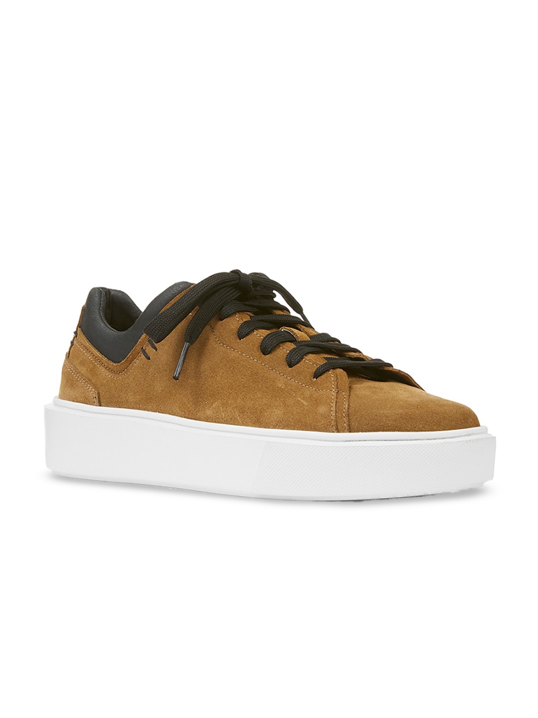 

FREESOUL Unisex Leather Lace-Up Casual Shoes, Beige