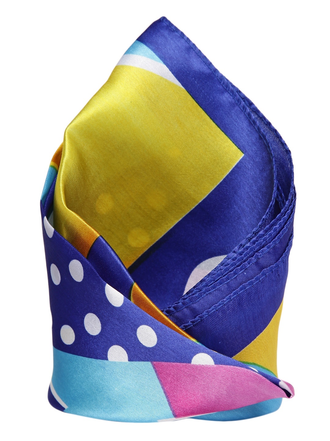 

Alvaro Castagnino Men Blue Printed Pocket Square