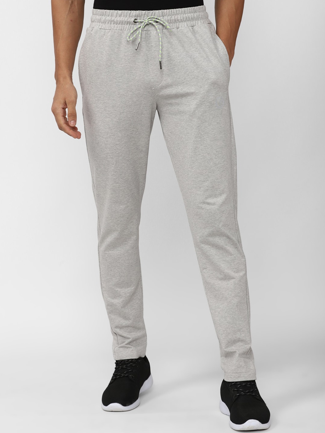 

Van Heusen Flex Men Mid Rise Slim-Fit Track Pants, Grey