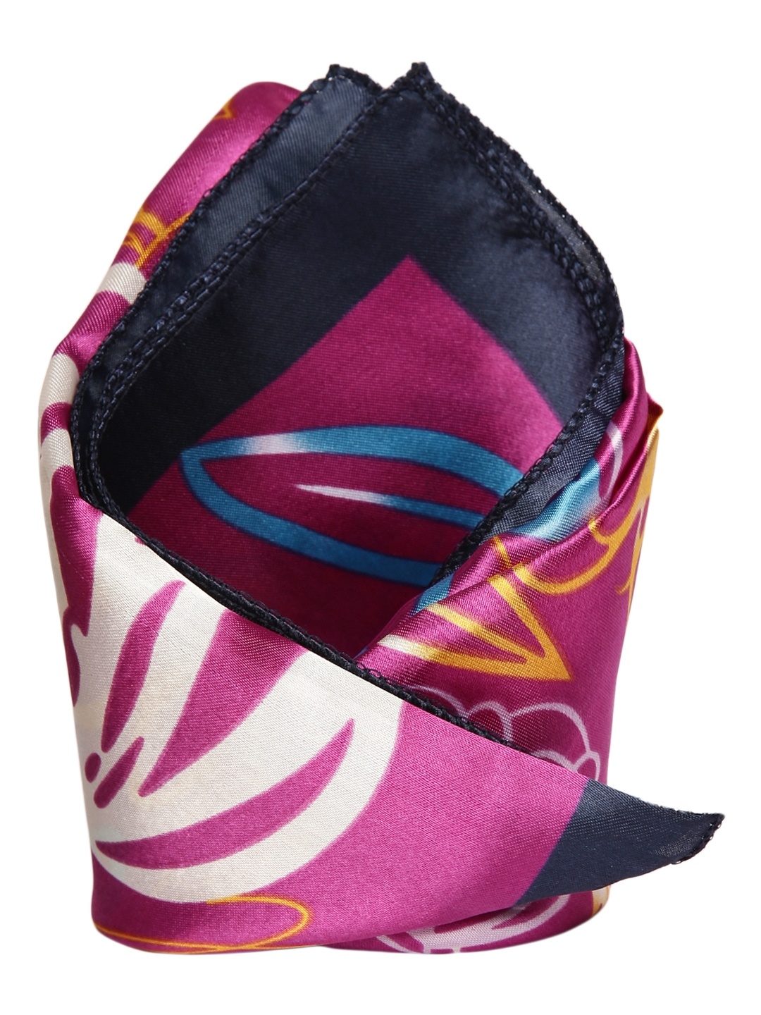 

Alvaro Castagnino Men Pink Printed Pocket Square