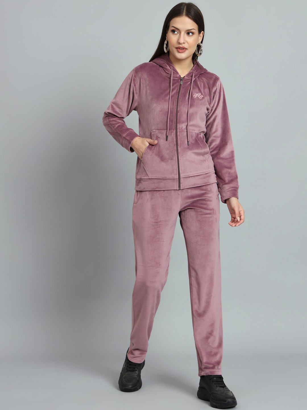 

ANTI CULTURE Hooded Long Sleeves Tracksuits, Pink