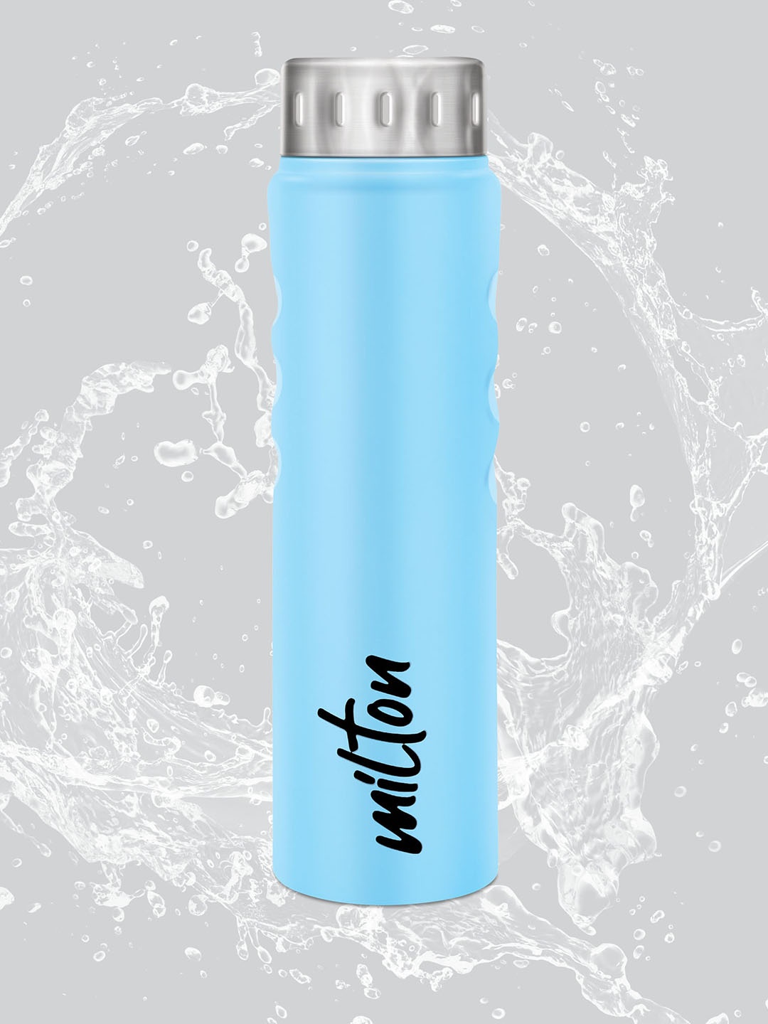 

Milton Blue Stream 1000 Blue Single Walled Stainless Steel Water Bottle 1030 ml