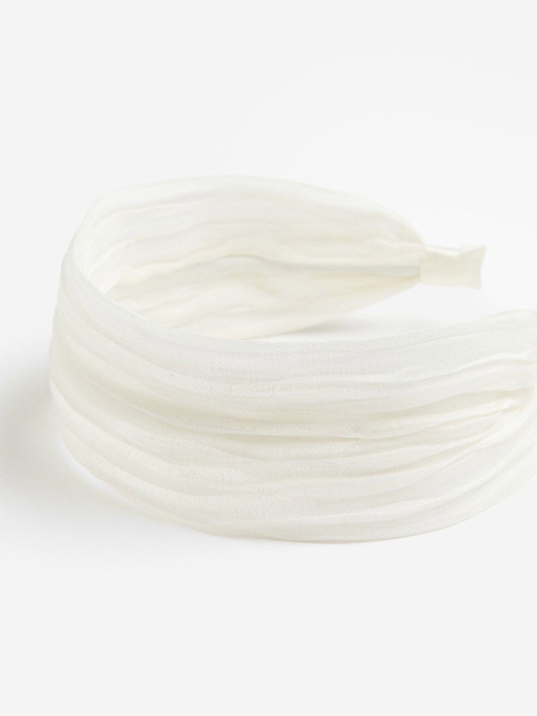 

H&M Pleated Alice Band, Beige