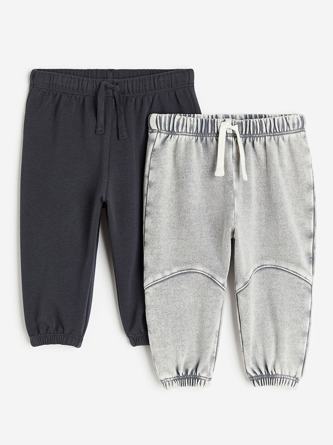 

H&M Boys 2-Pack Joggers, Grey