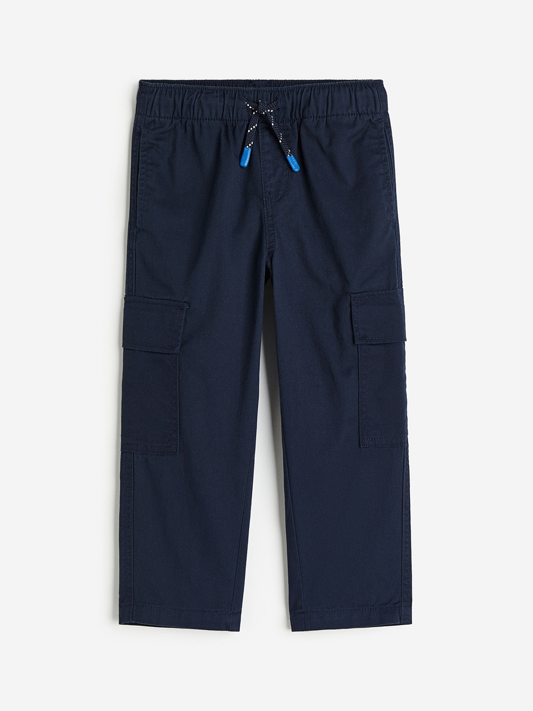 

H&M Boys Twill Cargo Trousers, Blue