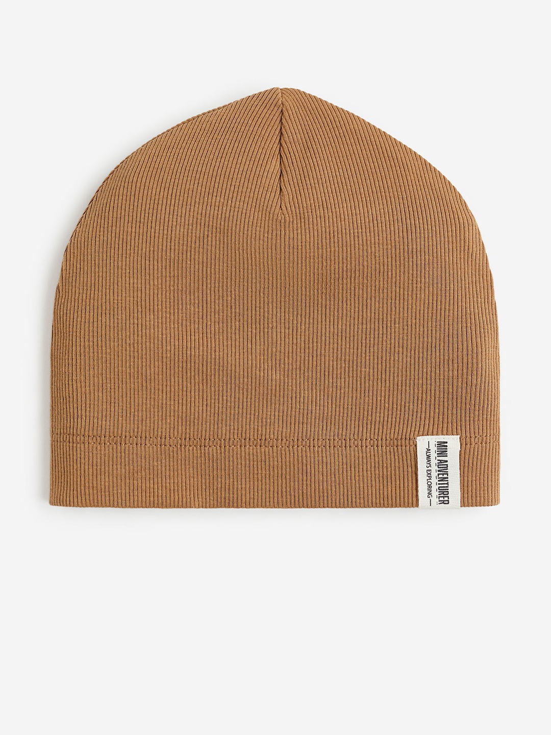

H&M Boys Ribbed Beanie, Brown