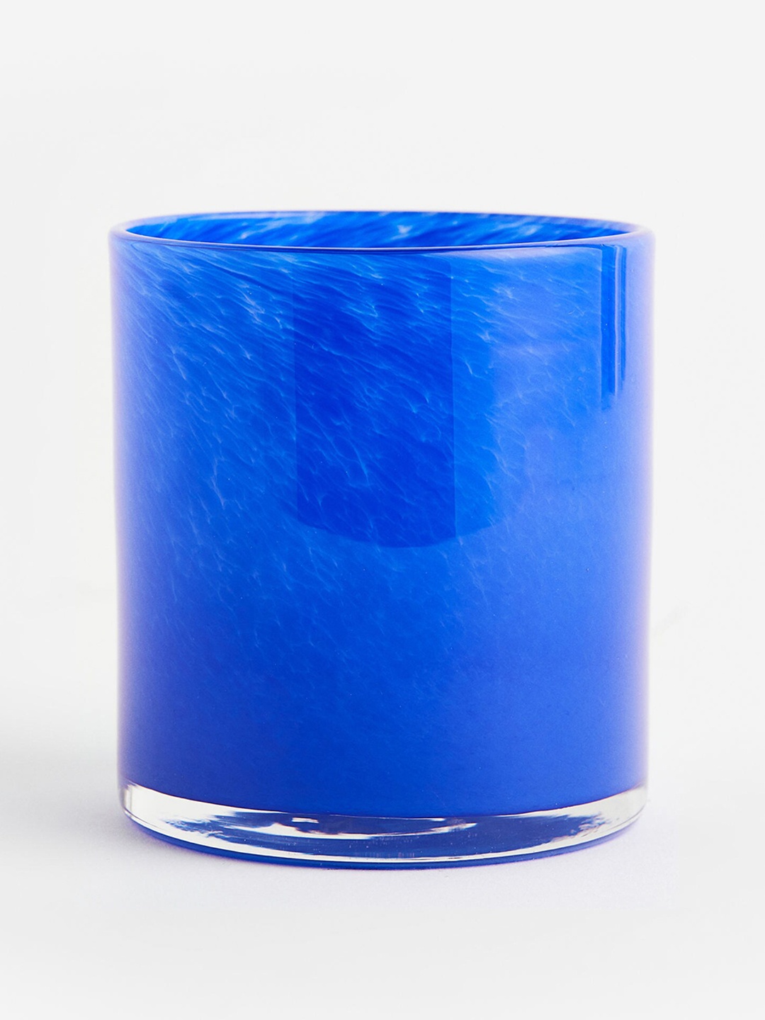 

H&M Blue Glass Tealight Holder