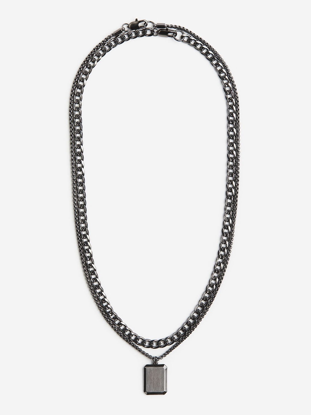 

H&M Men 2-Pack Necklaces, Black