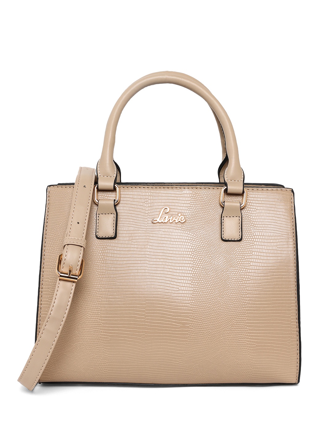 

Lavie Textured Structured Satchel, Taupe