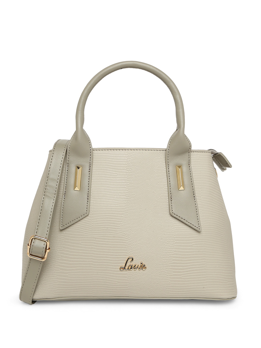 

Lavie Textured Structured Satchel, Grey