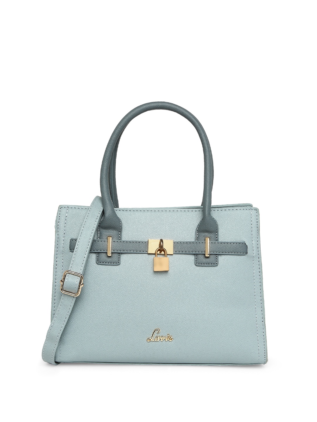 

Lavie Textured Buckle Structured Shoulder Bag, Blue