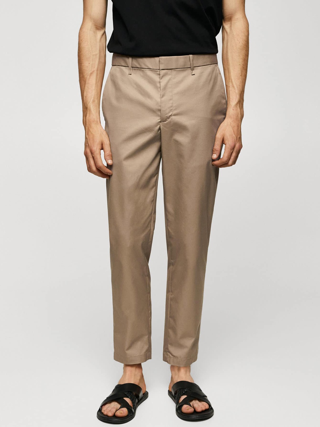 

MANGO MAN Slim Fit Chinos, Khaki