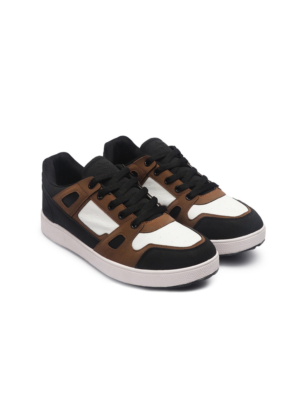 

ZAYDN Men Colourblocked Lace-Ups Sneakers, White