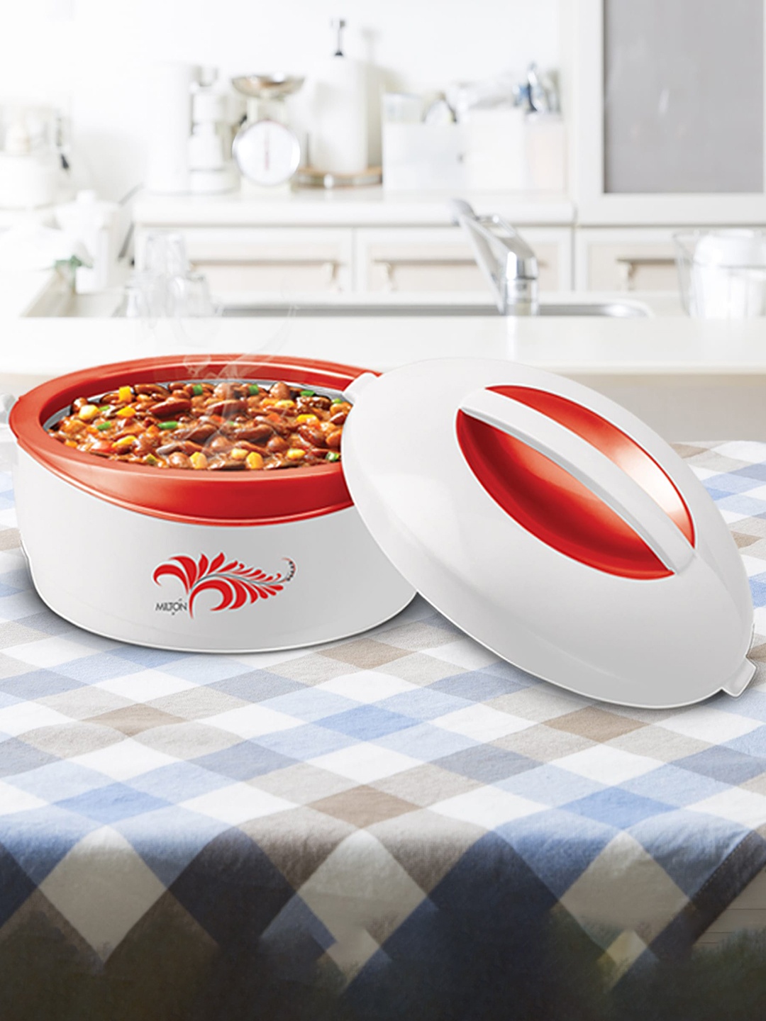 

Milton Delight Jr. Inner Stainless Steel Casserole Gift Set of 3 White