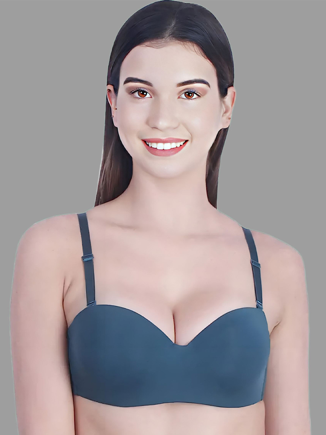 

Hill Islands Medium Coverage Underwired Lightly Padded Bra With All Day Comfort, Sea green