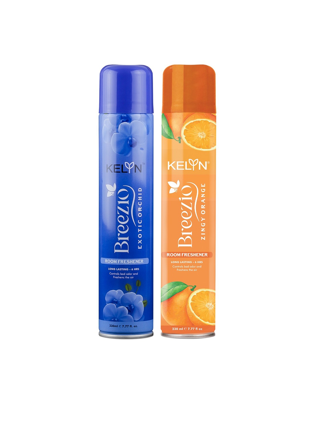 

KELYN Set Of 2 Scented Air Fresheners Long Lasting Fragrance - 230 ml Each, Blue