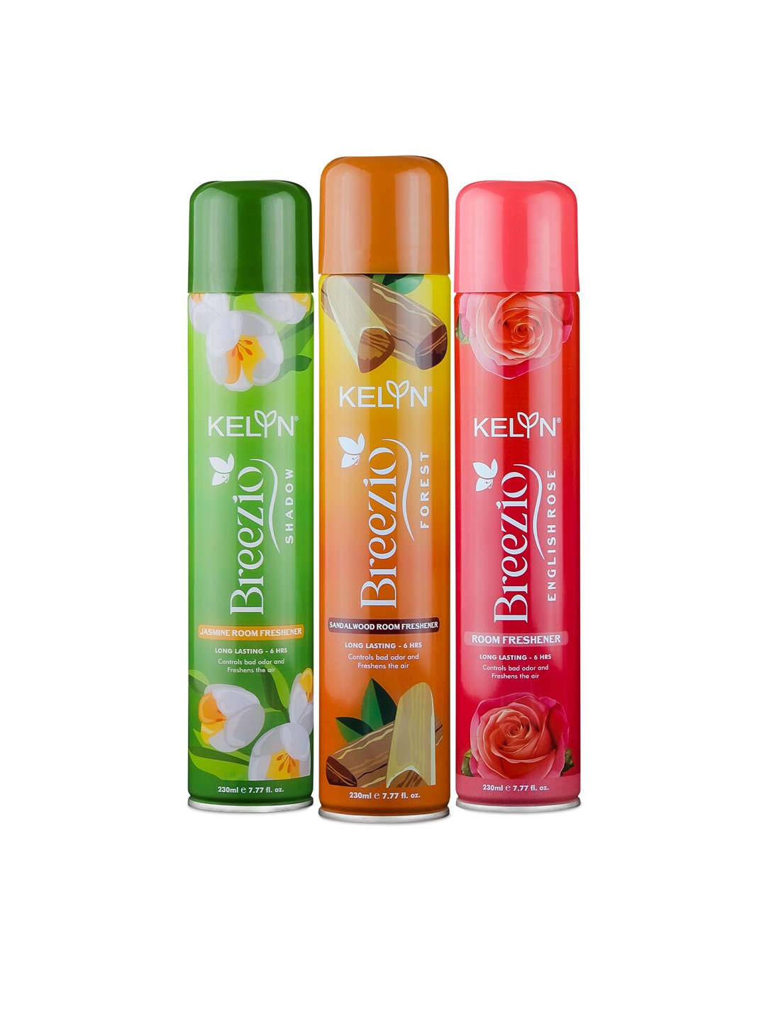 

KELYN Set Of 3 Room Fresheners for Long Lasting Fragrance Spray 230ml, Red