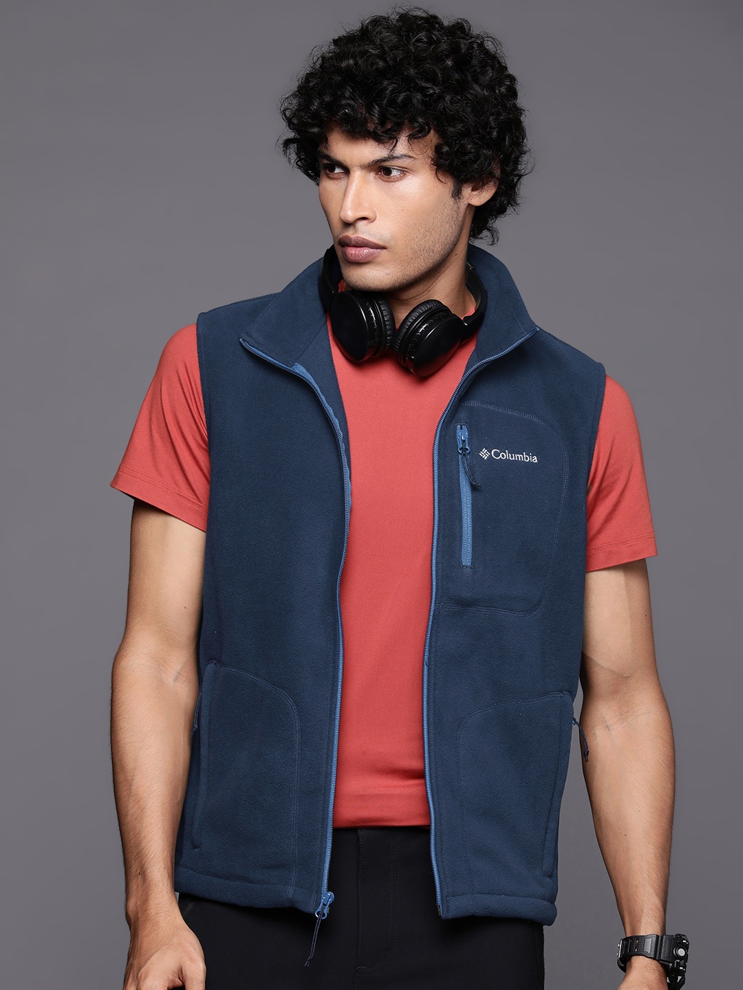 

Columbia Men Insulator Outdoor Sporty Jacket, Navy blue