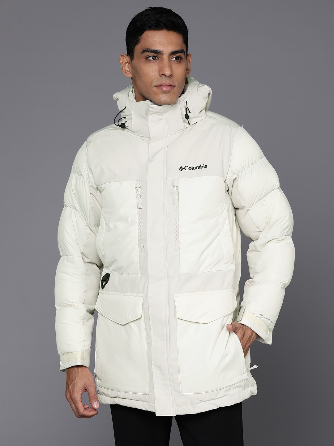 

Columbia Men Insulator Marquam Peak Fusion Trekking-Hiking Parka Jacket, Off white