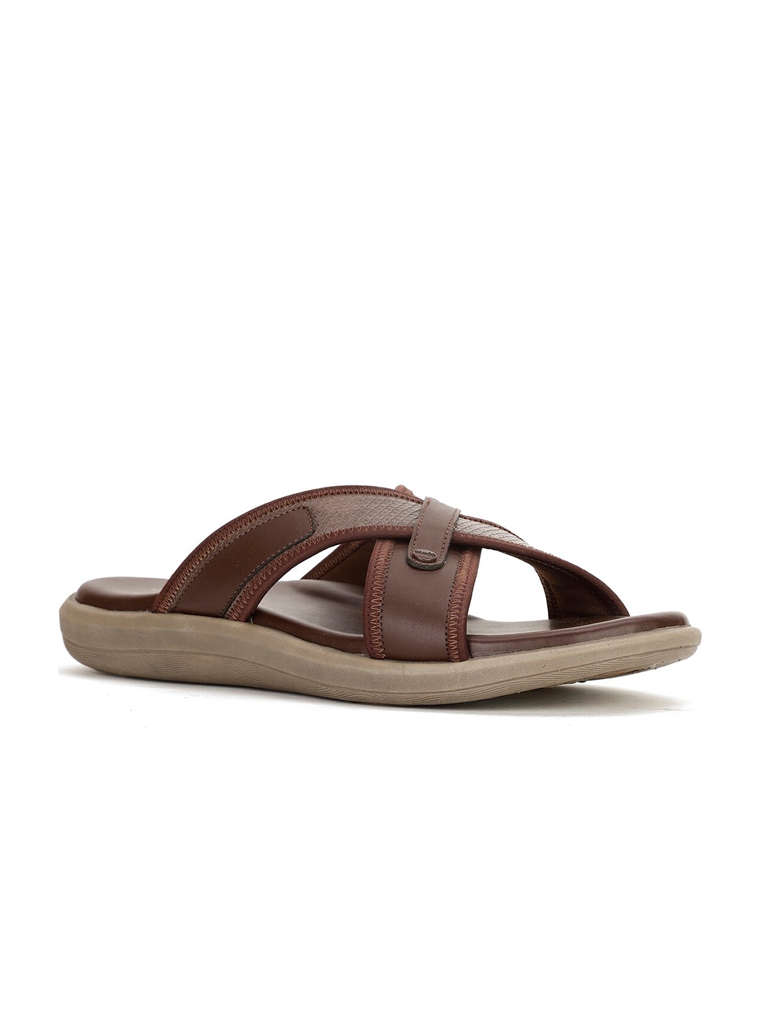 

Bata comfit Men PU Comfort Sandals, Brown