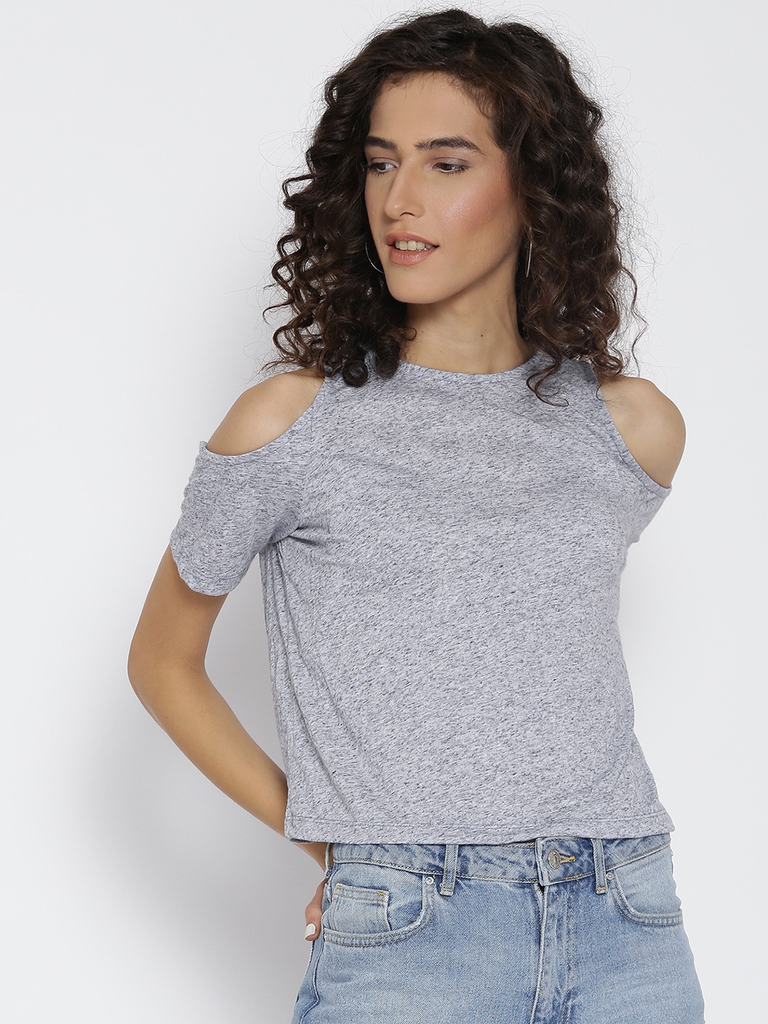 

ONLY Women Blue Solid Styled Back Top