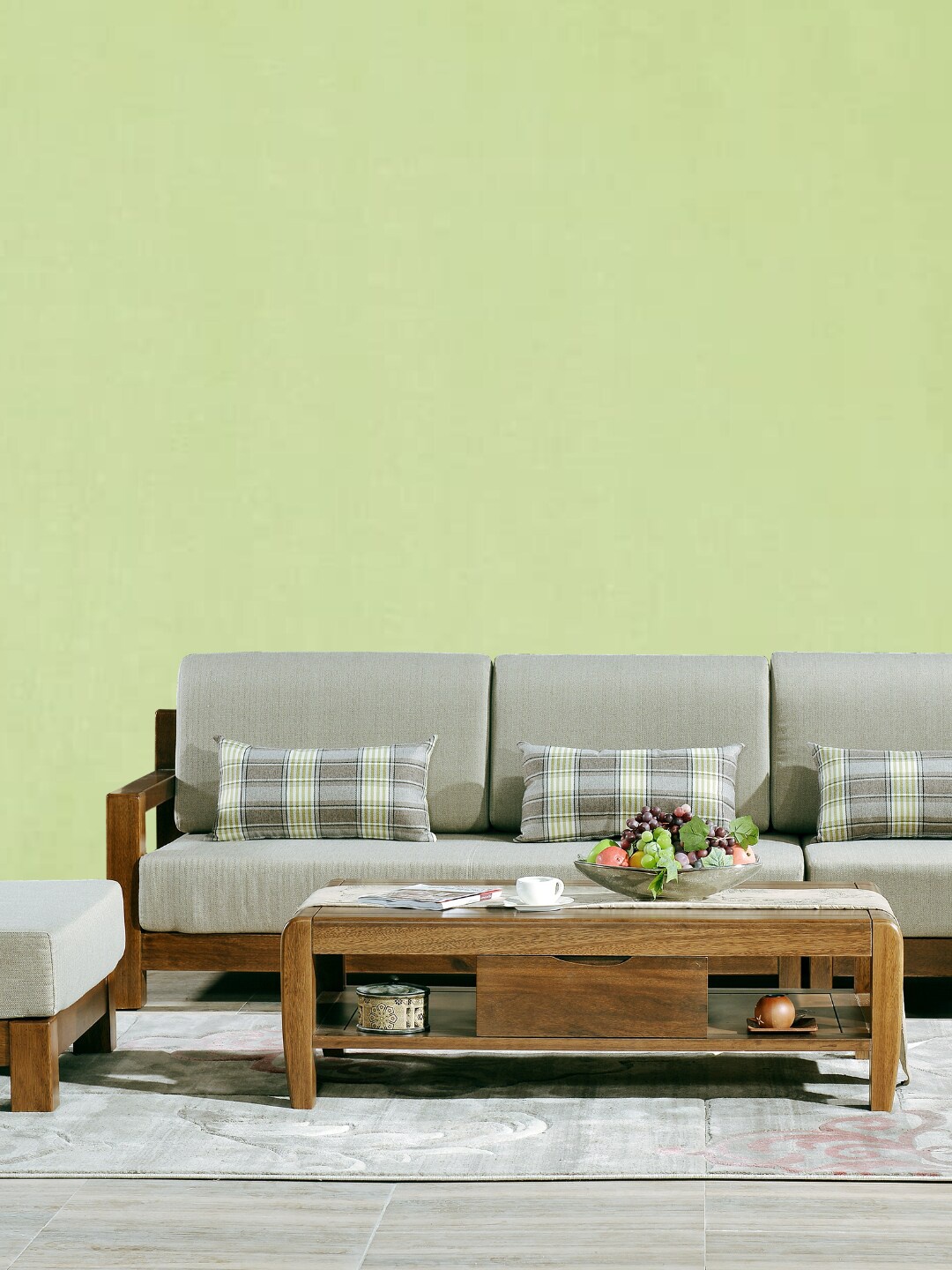 

Jaamso Royals Green Solid Matte Self Adhesive Wallpaper