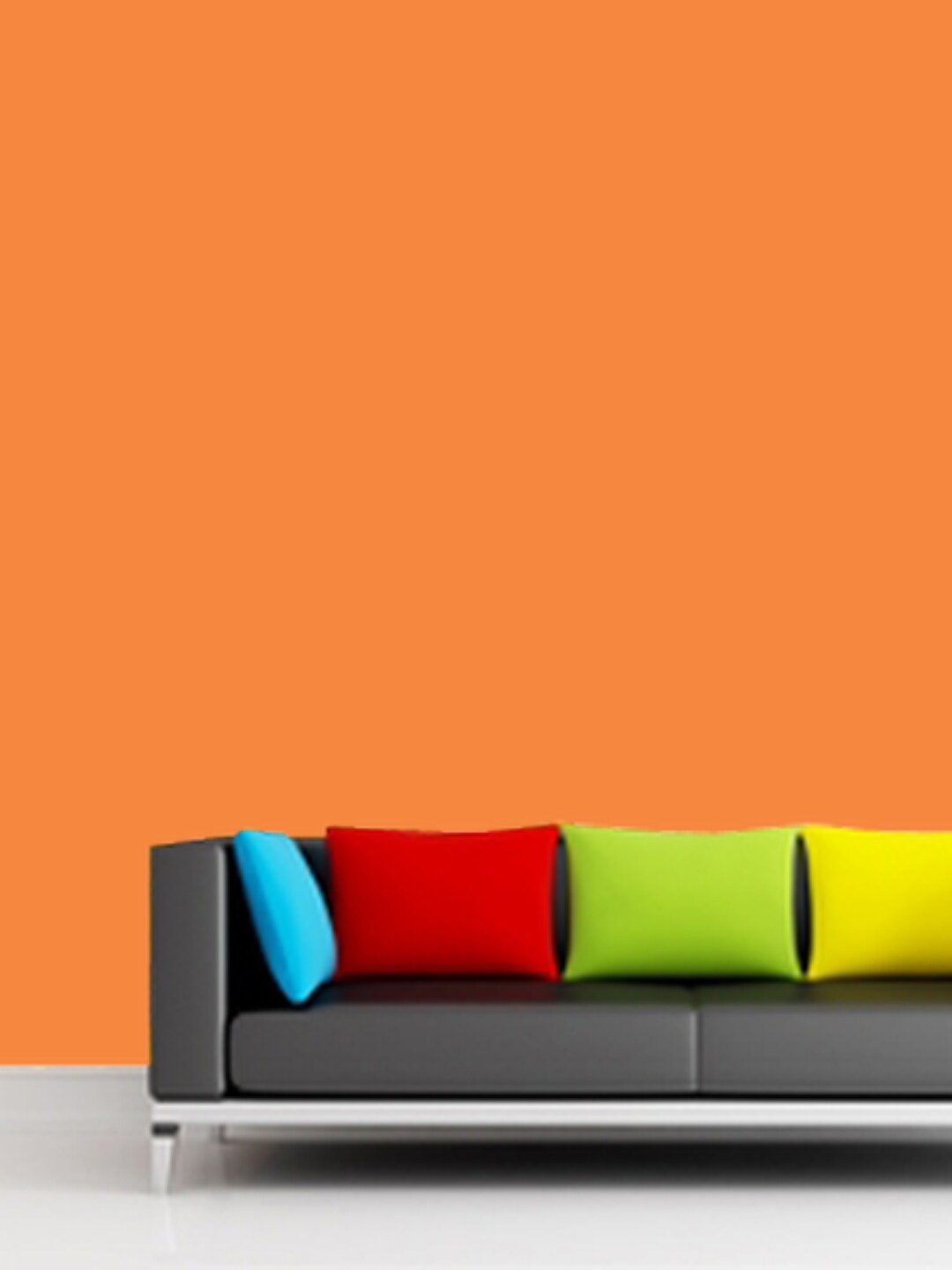

Jaamso Royals Orange Self Adhesive & Waterproof Wallpaper