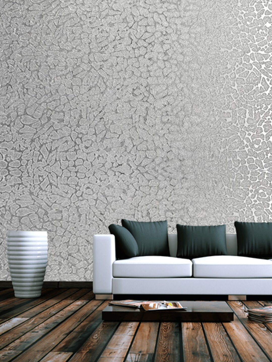 

Jaamso Royals Grey Self Adhesive & Waterproof Wallpaper