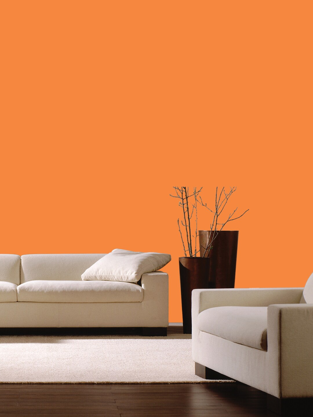 

Jaamso Royals Orange Self Adhesive & Waterproof Wallpaper
