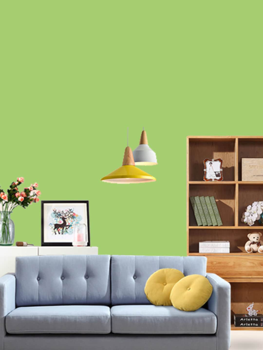 

Jaamso Royals Green Matt Self Adhesive & Waterproof Wallpaper